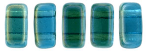 CzechMates Bricks 6 x 3mm : Twilight - Teal