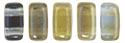 CzechMates Bricks 6 x 3mm : Alexandrite - Celsian