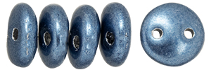 CzechMates Lentil 6mm : ColorTrends: Saturated Metallic Bluestone