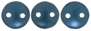 CzechMates Lentil 6mm : Pearl Coat - Steel Blue