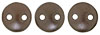 CzechMates Lentil 6mm : Pearl Coat - Bistre