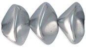 Wonky Oval 15 x 11mm : ColorTrends - Platinum