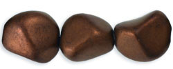 Large Pebble 14 x 12mm : Matte - Dk Bronze (48pcs)