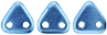 CzechMates Triangle 6mm : ColorTrends: Saturated Metallic Neutral Gray