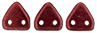 CzechMates Triangle 6mm : ColorTrends: Saturated Metallic Cherry Tomato