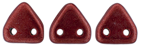 CzechMates Triangle 6mm : ColorTrends: Saturated Metallic Cherry Tomato