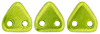 CzechMates Triangle 6mm : ColorTrends: Saturated Metallic Lime Punch