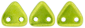 CzechMates Triangle 6mm Tube 2.5" : ColorTrends: Saturated Metallic Lime Punch