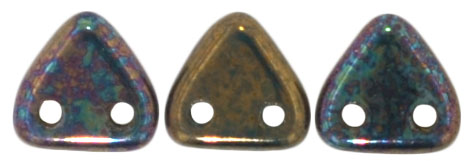 CzechMates Triangle 6mm Tube 2.5" : Oxidized Bronze