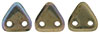 CzechMates Triangle 6mm : Oxidized Bronze Clay