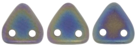 CzechMates Triangle 6mm : Matte - Iris - Green