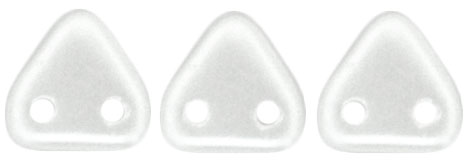 CzechMates Triangle 6mm : Pearl Coat - Snow