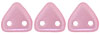 CzechMates Triangle 6mm : Pearl Coat - Flamingo