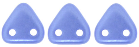 CzechMates Triangle 6mm Tube 2.5" : Pearl Coat - Baby Blue
