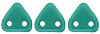 CzechMates Triangle 6mm : Pearl Coat - Teal