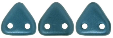 CzechMates Triangle 6mm : Pearl Coat - Steel Blue