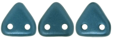 CzechMates Triangle 6mm Tube 2.5" : Pearl Coat - Steel Blue