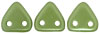 CzechMates Triangle 6mm : Pearl Coat - Olive