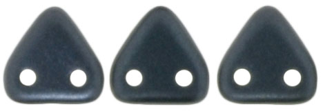 CzechMates Triangle 6mm : Pearl Coat - Charcoal