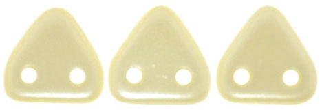 CzechMates Triangle 6mm Tube 2.5" : Pearl Coat - Cream