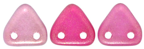 CzechMates Triangle 6mm : Halo - Madder Rose