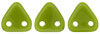 CzechMates Triangle 6mm : Opaque Olive