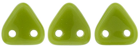 CzechMates Triangle 6mm Tube 2.5" : Opaque Olive