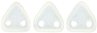 CzechMates Triangle 6mm : Sueded Gold Crystal