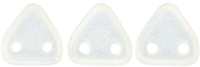 CzechMates Triangle 6mm : Sueded Gold Crystal