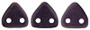 CzechMates Triangle 6mm : Metallic Suede - Dk Plum