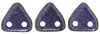 CzechMates Triangle 6mm : Polychrome - Black Currant