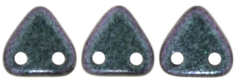 CzechMates Triangle 6mm : Polychrome - Orchid Aqua