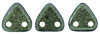 CzechMates Triangle 6mm : Polychrome - Aqua Teal
