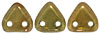 CzechMates Triangle 6mm Tube 2.5" : Bronze - Olivine