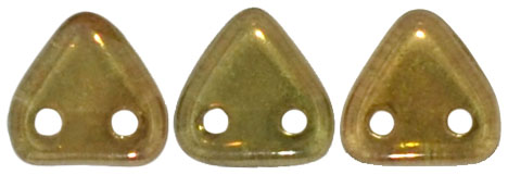 CzechMates Triangle 6mm Tube 2.5" : Bronze - Olivine