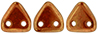 CzechMates Triangle 6mm : Bronze – Hyacinth 