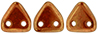 CzechMates Triangle 6mm : Bronze – Hyacinth 