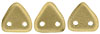 CzechMates Triangle 6mm : Matte - Metallic Flax