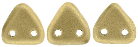 CzechMates Triangle 6mm Tube 2.5" : Matte - Metallic Flax