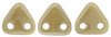 CzechMates Triangle 6mm : Luster Iris - Antique Beige