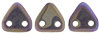 CzechMates Triangle 6mm : Luster Iris - Opaque Lt Amethyst