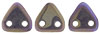 CzechMates Triangle 6mm : Luster Iris - Opaque Lt Amethyst