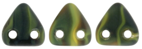 CzechMates Triangle 6mm Tube 2.5" : Matte - Opaque Yellow/Jet