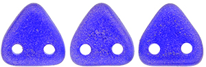 CzechMates Triangle 6mm Tube 2.5" : Sueded Gold Cobalt