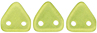 CzechMates Triangle 6mm : Sueded Gold Olivine