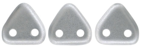 CzechMates Triangle 6mm : Satin - Silver