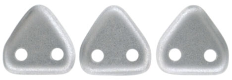 CzechMates Triangle 6mm Tube 2.5" : Satin - Silver