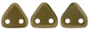 CzechMates Triangle 6mm : Satin - Bullion