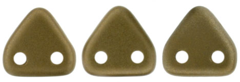 CzechMates Triangle 6mm : Satin - Bullion