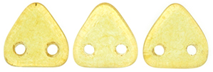 CzechMates Triangle 6mm : ColorTrends: Transparent Spicy Mustard
